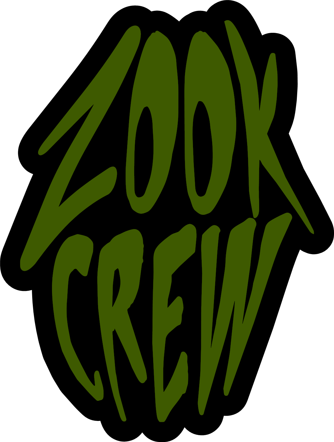 Zook Crew Sticker (Wheelie Bin)