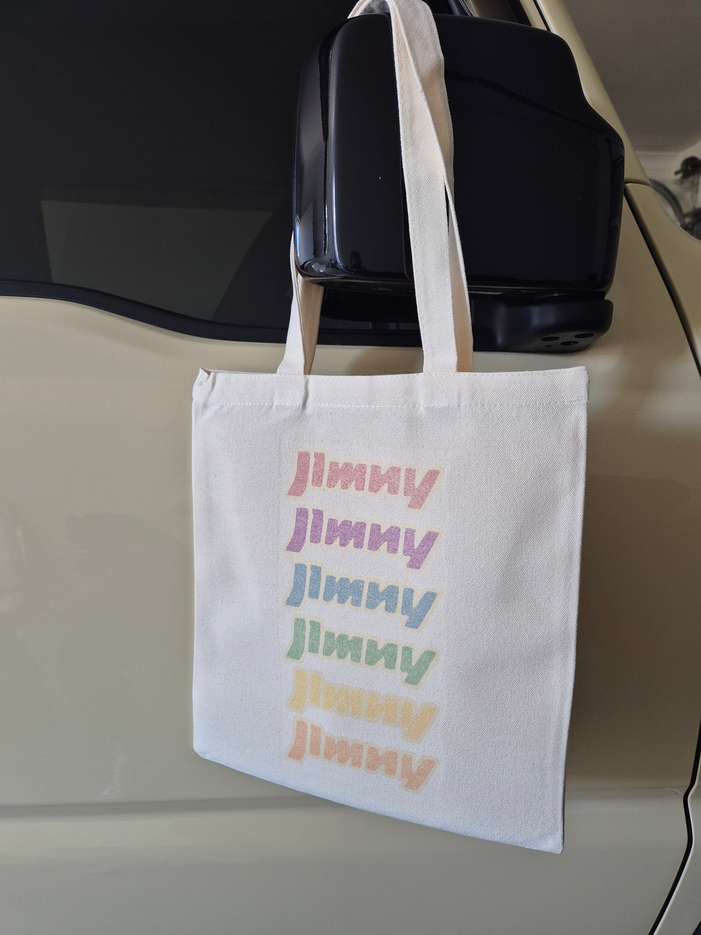 Rainbow Jimny Calico Tote Bag