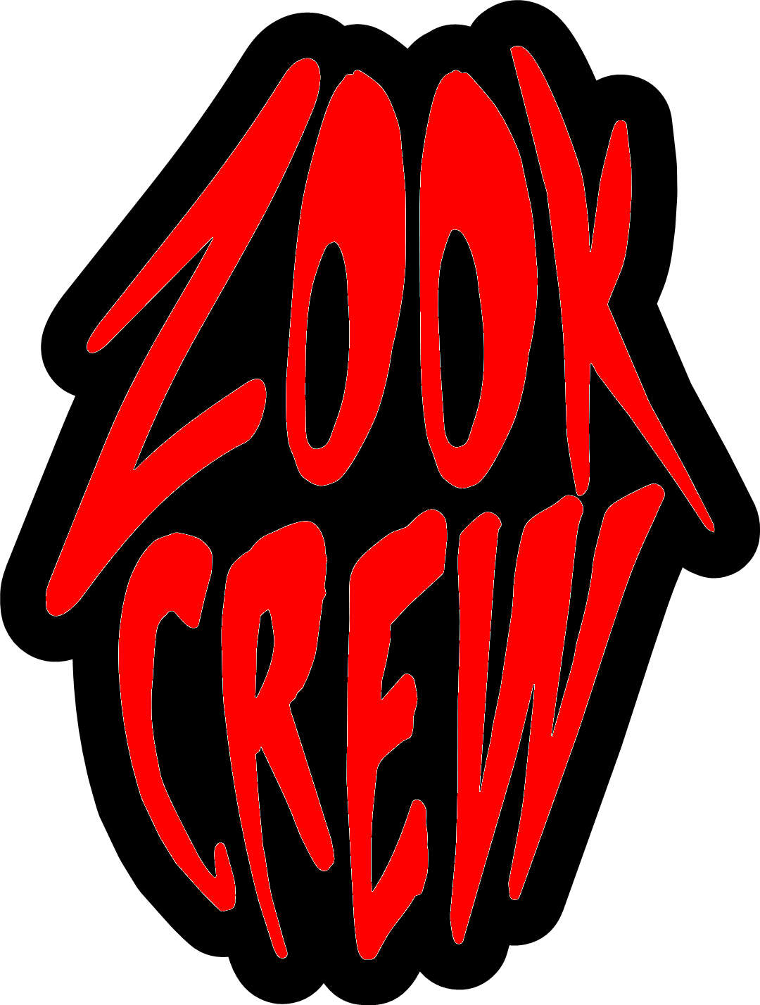 Zook Crew Sticker LARGE