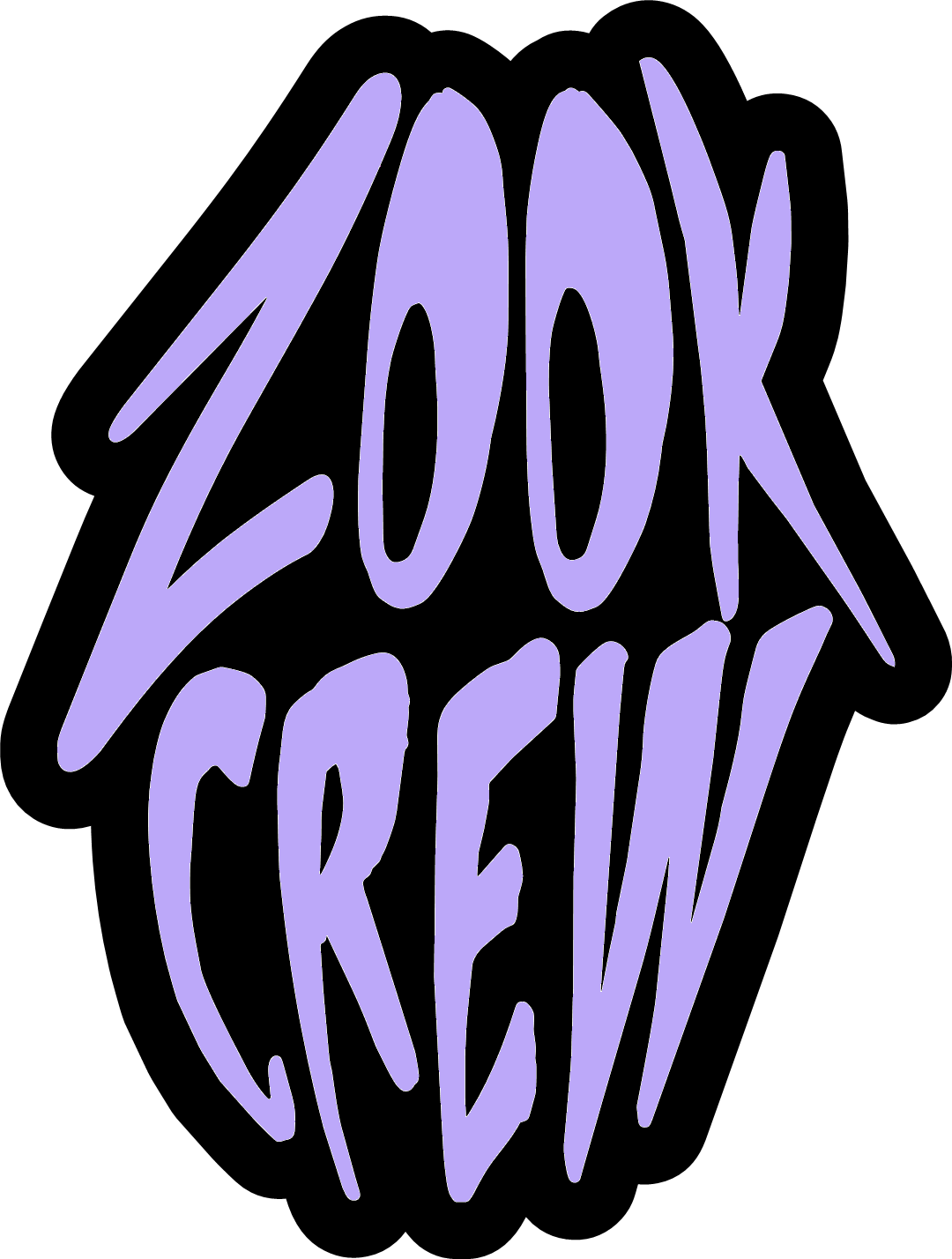 Zook Crew Sticker LARGE