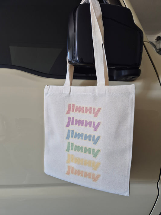 Rainbow Jimny Calico Tote Bag