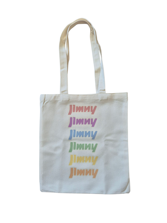 Rainbow Jimny Calico Tote Bag
